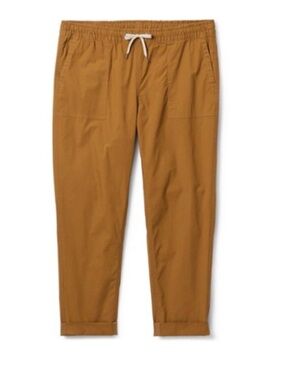 Vuori Drawstring Ripstop Joggers in Chestnut Brown